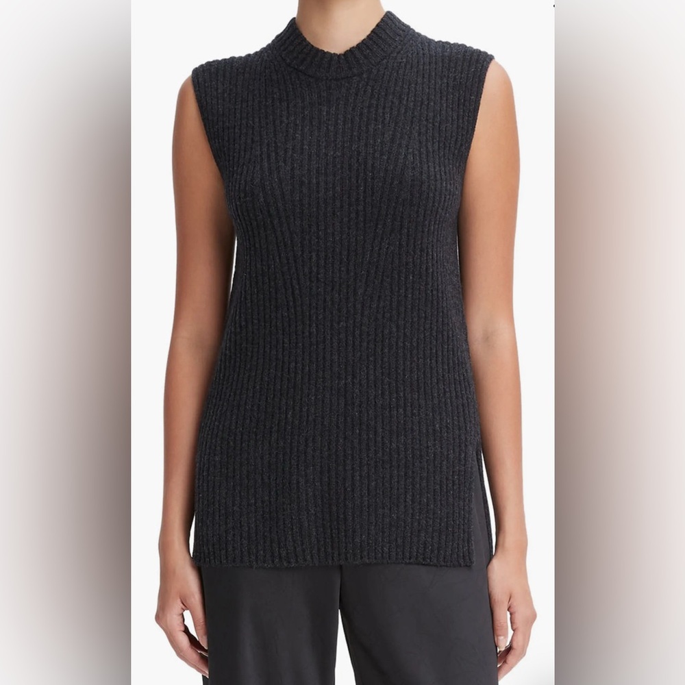 Vince Wool & Cashmere Tunic Top, Size L